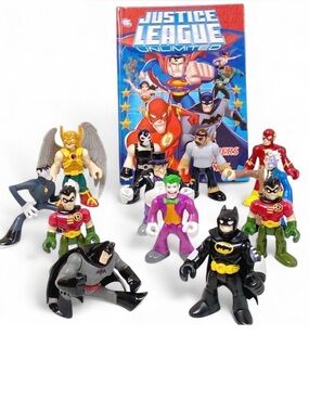 DC Comics Justice League 13‑Piece Play Figures Set Superhero Toys